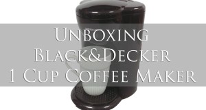 Black & Decker 1 Cup Coffee Maker Unboxing In Hindi