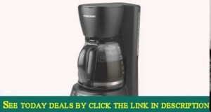 Black & Decker BCM1410B 12-Cup Programmable Coffeemaker with Glass Carafe