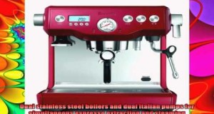 Breville BES920CBXL Dual Boiler Espresso Machine Cranberry Red