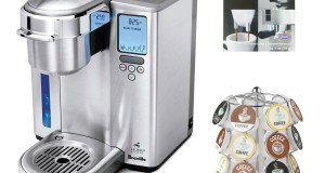 Breville BKC700XL Gourmet Single Serve Coffeemaker w Iced Beverage Function  28 K Cup Carousel  Acce