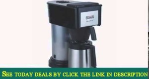 BUNN BTD Velocity Brew High Altitude 10-Cup Thermal Carafe Home Coffee Brewer, Black