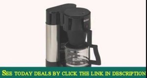 BUNN NHBB Velocity Brew 10-Cup Home Coffee Brewer, Black