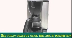 Capresso 484.05 MG600 Plus 10-Cup Programmable Coffee Maker with Glass Carafe