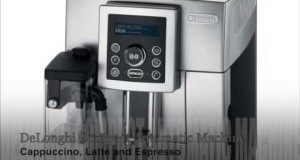 DeLonghi Compact Automatic Cappuccino, Latte and Espresso Machine Info