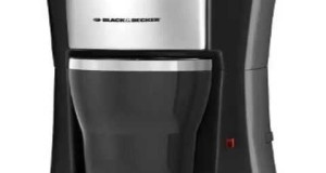 Get Black & Decker CM618 Single Serve Coffee Maker, Black Top