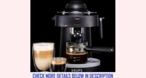 KRUPS XP1000 Steam Espresso Machine with Frothing Nozzle for Cappuccino Black