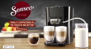 Philips SENSEO® Latte Duo coffee pod machine HD7855/50-HD7856/50.