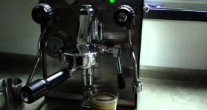 Salvatore E61 Lever Assisted Espresso Machine Shot Pulled