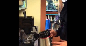 Using BUNN coffee maker
