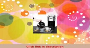 Andrew James Premium Programmable Chrome Filter Coffee Maker With Integrated Bean Grinder