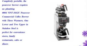 BUNN 13300.0004 VP17-3SS2U Pourover Commercial Coffee