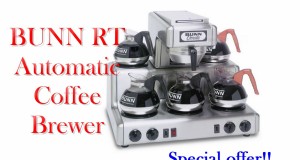 BUNN RT Automatic Coffee Brewer w 5L Warmers- Commercial Coffee Maker Review