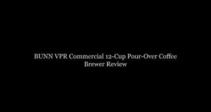 BUNN VPR Commercial 12 Cup Pour Over Coffee Brewer, with 2 Warmers