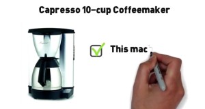 Capresso 10 cup coffee maker