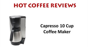 Capresso 10 Cup Coffee Maker with Thermal Carafe Review