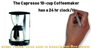 Capresso 10-cup Thermal Carafe Coffee Maker