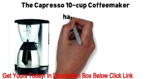 Capresso 485 05 MT600 Plus 10 Cup Programmable Coffee Maker