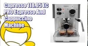 Capresso Espresso Machine | Capresso 118.05 EC PRO Espresso And Cappuccino Machine