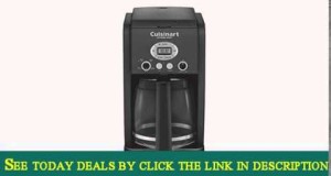 Cuisinart DCC-2650BW 12 Cup Brew Central Programmable Coffeemaker, Black Wrinkle