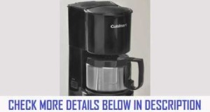 Cuisinart DCC450BK 4Cup Coffeemaker with StainlessSteel Carafe Black