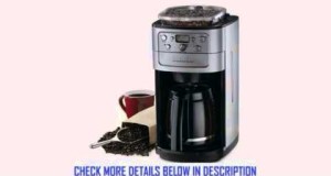 Cuisinart DGB700BC GrindandBrew 12Cup Automatic Coffeemaker Brushed ChromeBlack
