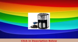 Cuisinart Grind  Brew Plus Coffee Machine  DGB900BCU