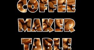 Custom Coffee Maker Table
