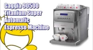 Gaggia Espresso Machine | Gaggia 90500 Titanium Super Automatic Espresso Machine