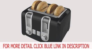Get Black & Decker T4569B 4-Slice Toaster, Black Slide