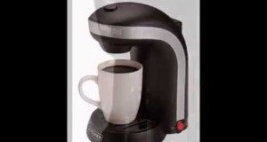 Kitchen Selectives CM-688 1-Cup Single Serve Drip Coffee Maker, Black