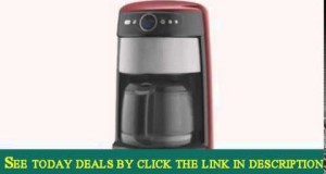 Kitchenaid Kcm1402er 14-cup Glass Caraf Coffee Maker Digital Red Stainless Steel One Day Shipping
