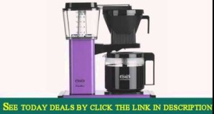 Moccamaster KBG 741 10-Cup Coffee Brewer with Glass Carafe, Grape