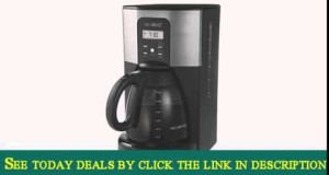 Mr Coffee BVMC-ECX41CP Series 12-Cup Programmable Coffeemaker, Stainless Steel