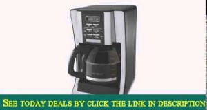 Mr. Coffee BVMC-SJX33GT 12-Cup Programmable Coffeemaker, Chrome