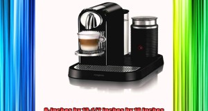 Nespresso CitiZ D120 Automatic and programmable Espresso and Lungo Machine wFrother Black